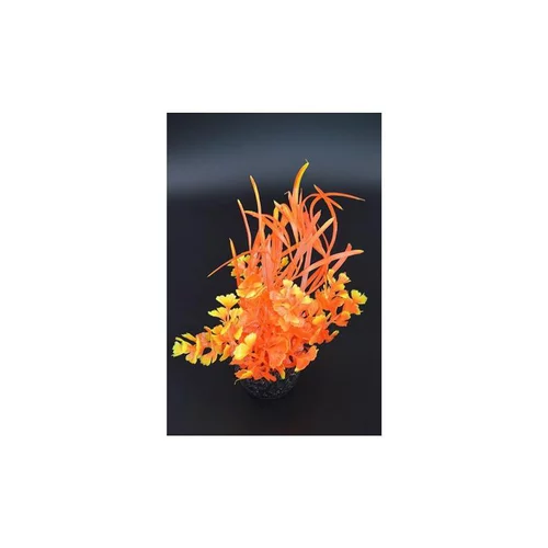 Fonctionnel au jardin：Herbe papillon orange en plastique 15 cm