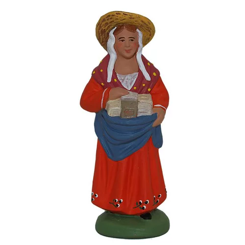 Choix jardin：Marchande de savons santons Escoffier - H 7 cm