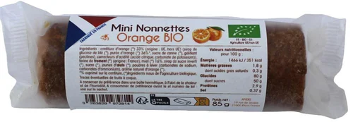 Le bon choix pour l’extérieur:Mini nonnette orange bio en sachet Apidis - 85 g