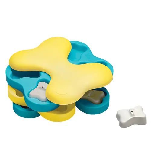 Jardin bien-être：Jeu d'intelligence pour chien coloris multicolore Nina Ottoson Tornado niveau 2 - 4,5 x 18,8 x 7 cm