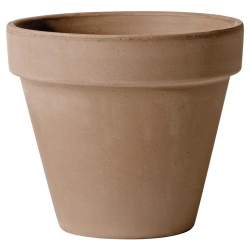 Jardin actuel:Vase brut en terre cuite 7.9L couleur moka