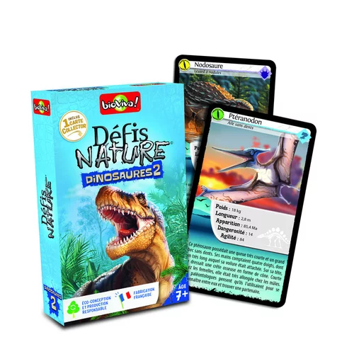 Pour mieux organiser votre jardin：Jeu de cartes Bioviva Dinosaures 2 - Version 2002