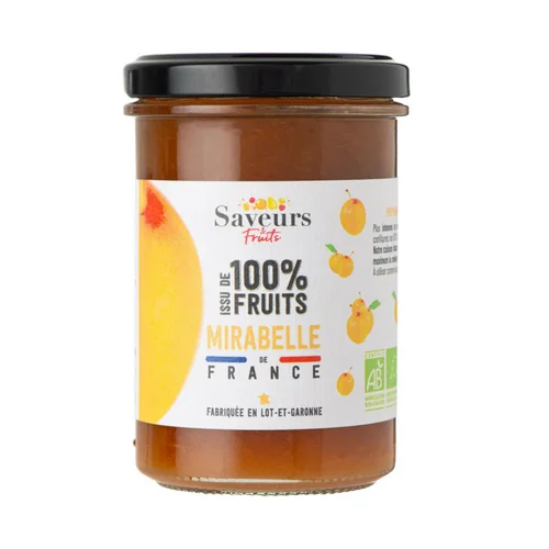 Le pratique au jardin:Préparation 100% fruits mirabelle de lorraine Saveurs fruits - 230 g