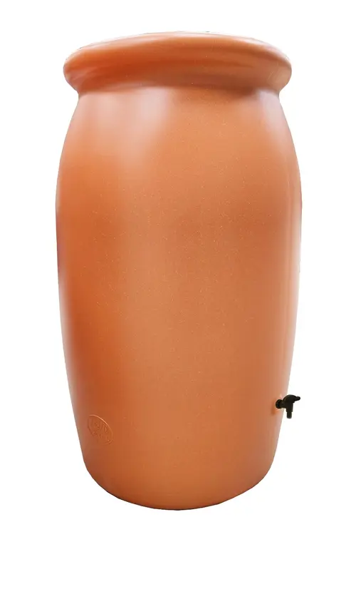 Bien au jardin:Récupérateur d’eau Toscane coloris orange en terre cuite Bellijardin - 2000 L