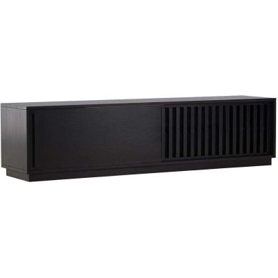 Meuble TV 2 portes 180 x 40 x 45 cm Lugo (Noir)
