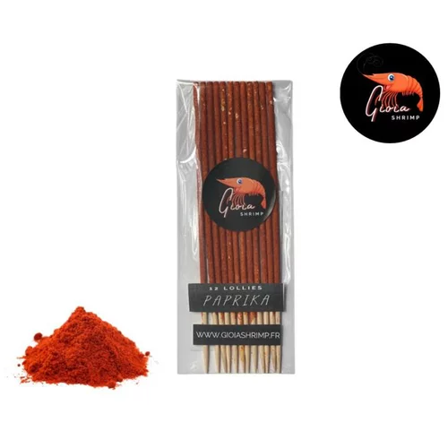 Jardin essentiel:Lollies au paprika bio pour les crevettes d'aquarium Gioiashrimp – sachet de 12
