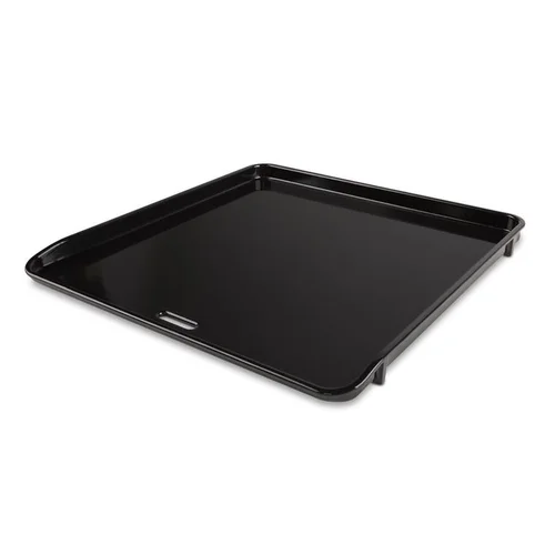 Pour un extérieur accueillant:Plancha en fonte d’acier émaillée noire Weber grand format - 40 x 41,5 cm