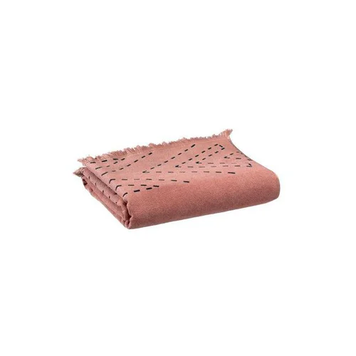 Idée extérieur：Drap de douche en coton coloris blush Julia - 70 x 140 cm