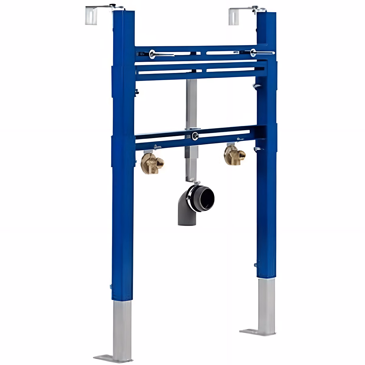 Bâti support pour lavabo fixations réglables sur rail coulissant SANINDUSA SANFIx | Lavabo