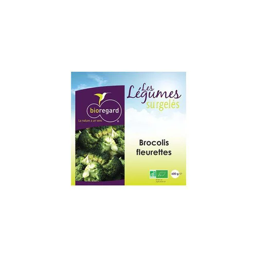 Pour mieux équiper vos extérieurs:Brocolis surgelés biologiques Bioreg en sachet - 600 g