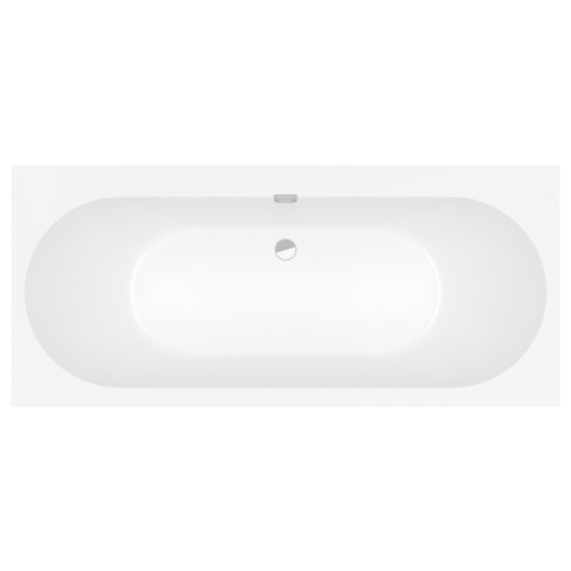 Baignoire droite 170 × 75 VILLEROY & BOCH Oberon 2.0 blanc mat