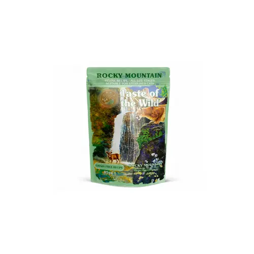 Pour votre espace vert:Pâtée pour chat au poulet Taste of the Wild Rocky Mountain - 85 g