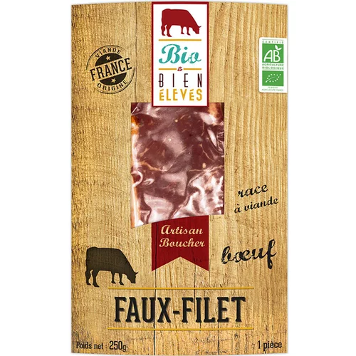 Nature facile:Faux filet Bio et Bien Elevés - 250 g