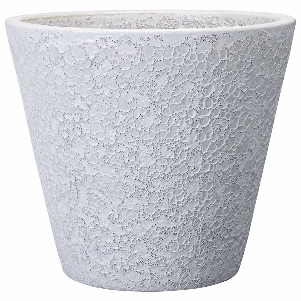 Cache – pot rond en terre cuite blanc ø36, 5 cm Deroma Hoskyn Alpaga