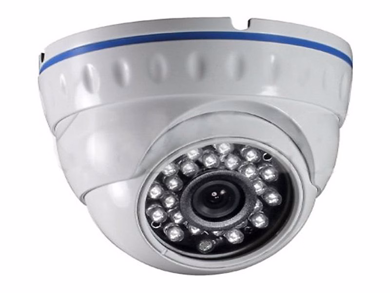 Caméra ip dôme métal ultrahd 4k (8mp / 3840 × 2160) poe