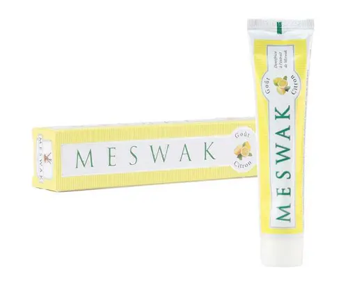 Pour votre quotidien:Dentifrice ayurvédique goût citron Kerala Nature Meswak® – 100 g