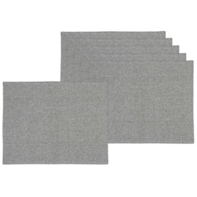 Set de table en coton Black forest 35 x 45 cm (Lot de 6) (Gris)