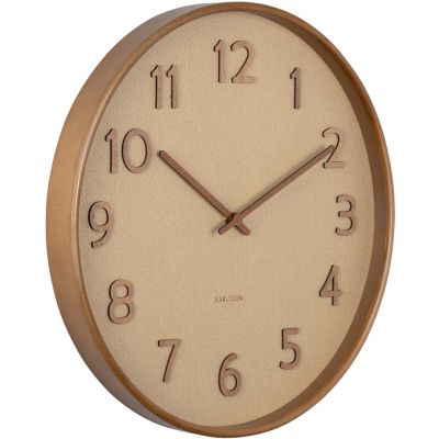 Horloge ronde en bois Pure grain (40 cm)