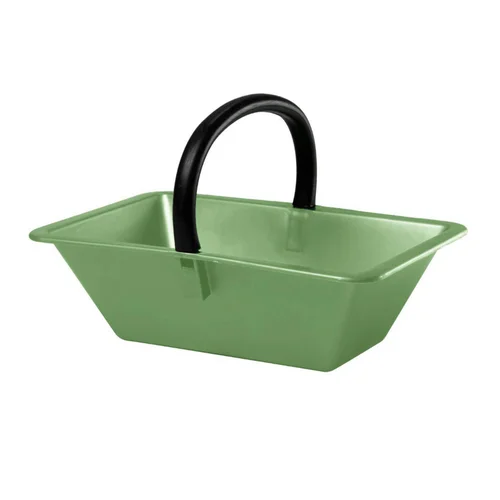 Pour les espaces verts:Panier de ramassage vert avec anse - Petit modèle