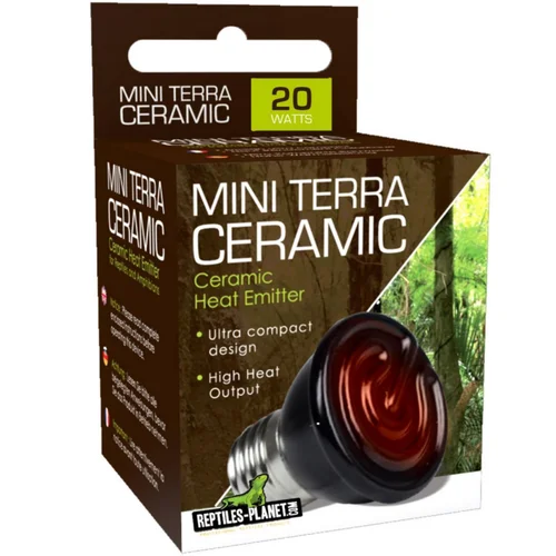 Facile dehors:Lampe céramique pour terrarium Reptile Planet Mini Terra Ceramic 20W