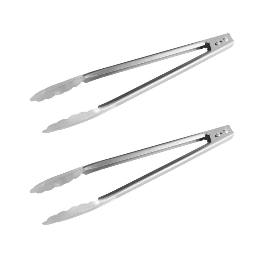 Fackelmann Ensemble de 2 pinces multifonction inox 30 cm fackelmann