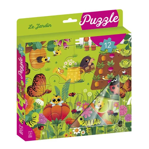 Utile extérieur：Ma boîte à puzzle 12 pièces “Le jardin” Editions Lito