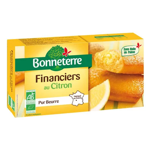 Un atout pour le jardin:Financiers au citron pur beurre 150 g