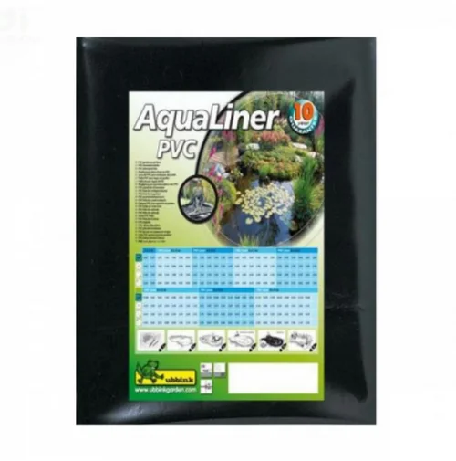 Jardin idée:Bache aqualiner PVC épaisseur 0,5mm UBBINK - 6x8m robuste et durable