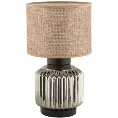 Lampe à poser en verre Gladys (Marron et gris)