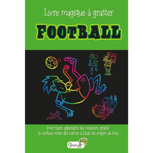 Extérieur sélection:Football – livre magique à gratter aux éditions Grenouille