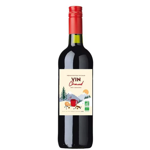 Extérieur nature：Vin chaud bio en bouteille de 75 cl