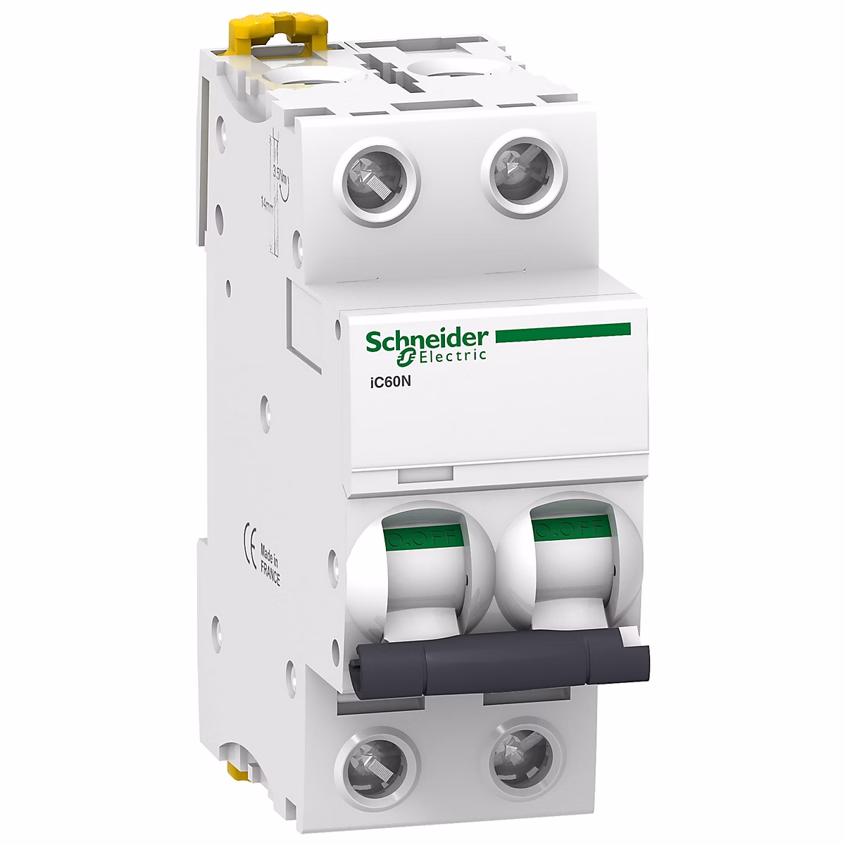 A9F74204 – Disjoncteur Acti9 | iC60N | 2P 4A courbe C | Schneider Electric