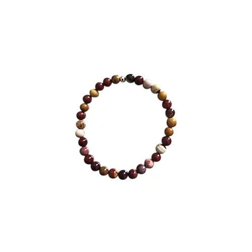 Jardin passion:Bracelet jaspe mokaïte 6mm