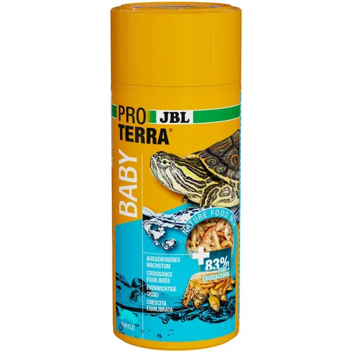 Plaisir dehors:Mélange alimentaire spécial pour jeunes tortues d’eau et cistudes JBL Proterra Baby - 250 ml