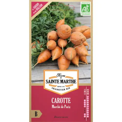 Malin pour le jardin:Sachet de graines de carotte parijse markt 3