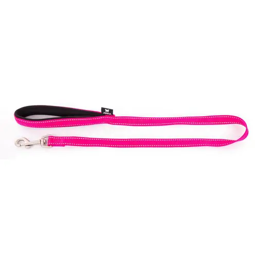 Pour plus de praticité à l’extérieur:Laisse Neo+ pour chien coloris rose 2,5x100 cm