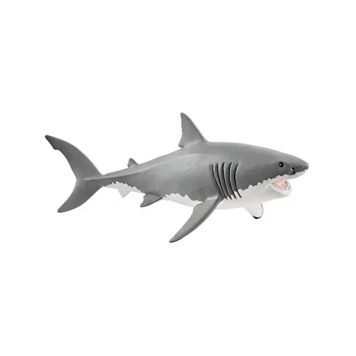 Pour l’univers du jardin:Figurine Requin blanc Série Animaux sauvages 17,7x8x7,8 cm