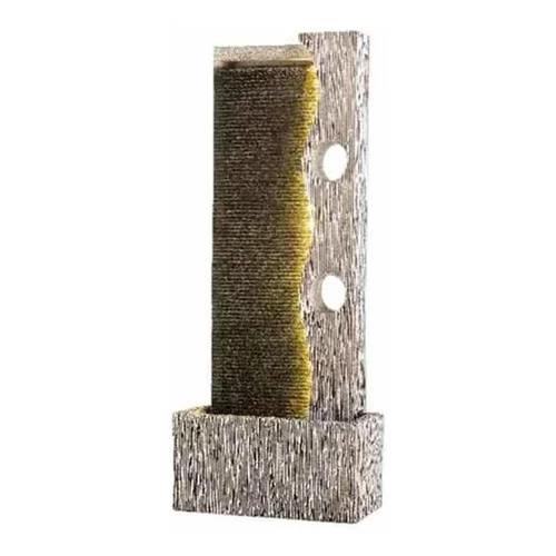 Pour mieux organiser votre jardin:Fontaine LED murale en polyrésine effet pierre 19 x 40 x 100 cm