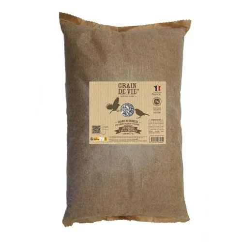 Le petit plus du jardin:Sac de tournesol pour oiseaux Grain de Vie - 1,8 kg