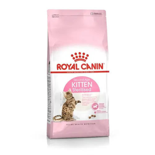 Bien utile au jardin：Croquettes pour chaton stérilisé Royal Canin Kitten Sterilised - 2 kg