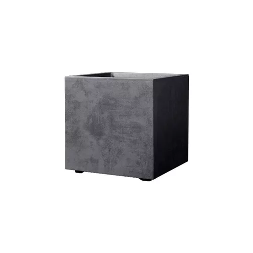 Bien pensé pour le jardin：Bac Millenium carré gris anthracite 80 litres 49x49 cm