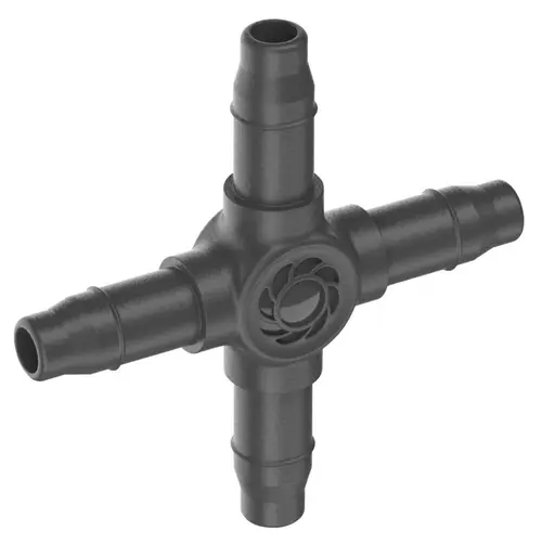 Une idée pour votre jardin：Dérivation en croix Easy & Flexible coloris noir Gardena - 4,6 mm (boîte de 10)