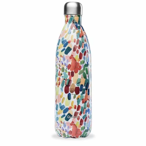 Pour votre extérieur:Bouteille Arty Bleu isotherme Qwetch - 1 L