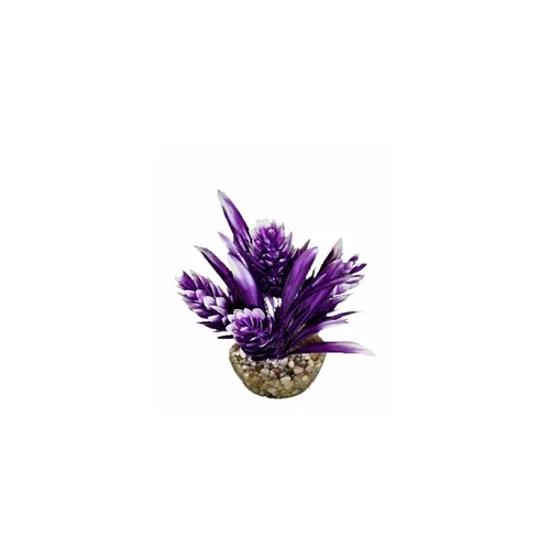 La solution pour vos extérieurs：Décor hop violet en plastique 9 cm