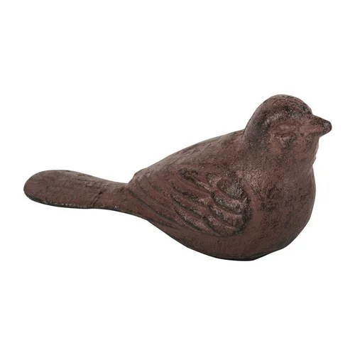 Une sélection pour l’extérieur：Cale porte en fonte marron forme oiseau - 14,1 x 5,1 x 7,2 cm