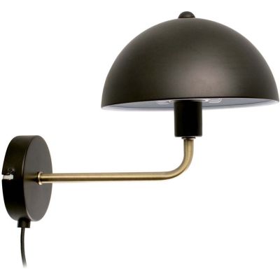 Applique murale en métal Bonnet (Noir)