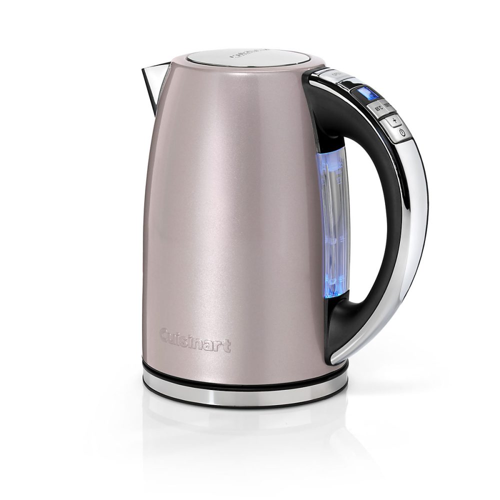 Bouilloire à température réglable 1.7l 3000w rose Cuisinart CPK17PIE style collection – Réf. AJAAXGQDP6055251066