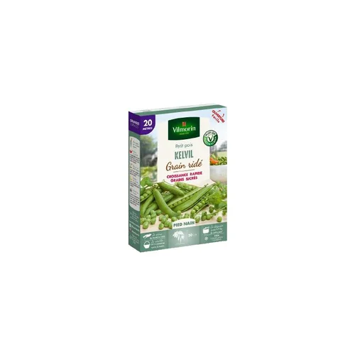 Simple pour le jardin:Graines de Pois Kelvil grain ridé bio Ferme de Sainte Marthe - graines à semer 20 mètres