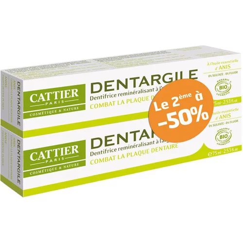 Pour plus de confort à l’extérieur:Dentifrice Dentargile anis lot de 2 x 75 ml