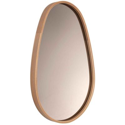 Miroir rond 60 cm Bias (Chêne)